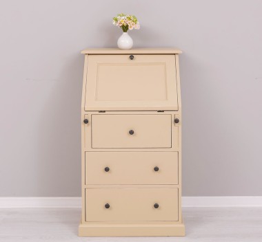 Mobilier mic cu blat masa incorporat de la Rustic Butique PS120 - Culoare_P032A - VOPSIT ANTICHIZAT