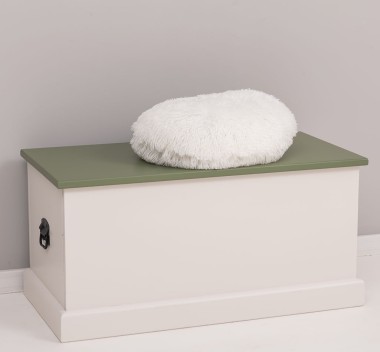 Cufar 90x45x45cm de la Rustic Butique PS54 - Culoare Top_P038 - Culoare Corp_P015A - DUBLU COLOR