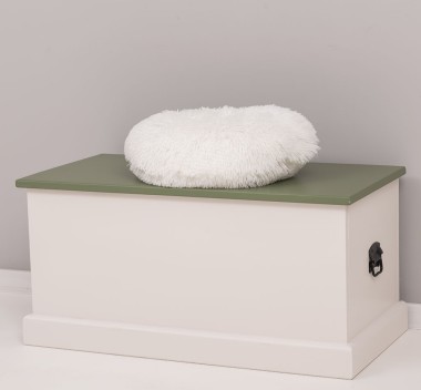 Cufar 90x45x45cm de la Rustic Butique PS54 - Culoare Top_P038 - Culoare Corp_P015A - DUBLU COLOR