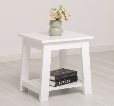 Taburet cu picioare trapezoidale de la Rustic Butique PS794 - Culoare_P004 - VOPSIT