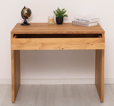 Birou cu sertar panoramic, stejar de la Rustic Butique OPS795 - Culoare_P061 - LACUIT