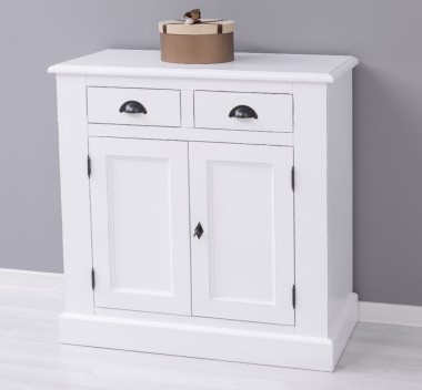 Bufet cu 2 usi, 2 sertare, BAS de la Rustic Butique PS70BAS - Culoare_P030++P004A - 2 STRATURI DE CULORI ANTICHIZAT