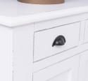 Bufet cu 2 usi, 2 sertare, BAS de la Rustic Butique PS70BAS - Culoare_P030++P004A - 2 STRATURI DE CULORI ANTICHIZAT