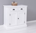 Bufet cu 2 usi, 2 sertare, BAS de la Rustic Butique PS70BAS - Culoare_P030++P004A - 2 STRATURI DE CULORI ANTICHIZAT