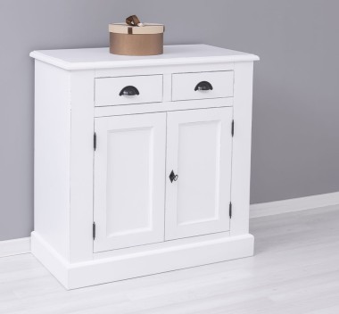 Bufet cu 2 usi, 2 sertare, BAS de la Rustic Butique PS70BAS - Culoare_P030++P004A - 2 STRATURI DE CULORI ANTICHIZAT