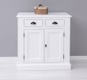 Bufet cu 2 usi, 2 sertare, BAS de la Rustic Butique PS70BAS - Culoare_P030++P004A - 2 STRATURI DE CULORI ANTICHIZAT