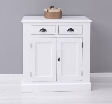 Bufet cu 2 usi, 2 sertare, BAS de la Rustic Butique PS70BAS - Culoare_P030++P004A - 2 STRATURI DE CULORI ANTICHIZAT