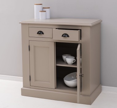 Bufet cu 2 usi, 2 sertare, BAS de la Rustic Butique PS70BAS - Culoare_P023 - VOPSIT