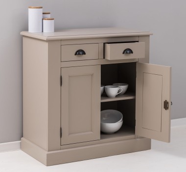 Bufet cu 2 usi, 2 sertare, BAS de la Rustic Butique PS70BAS - Culoare_P023 - VOPSIT