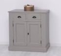 Bufet cu 2 usi, 2 sertare, BAS de la Rustic Butique PS70BAS - Culoare_P025++P030A - 2 STRATURI DE CULORI ANTICHIZAT
