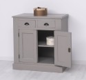 Bufet cu 2 usi, 2 sertare, BAS de la Rustic Butique PS70BAS - Culoare_P025++P030A - 2 STRATURI DE CULORI ANTICHIZAT