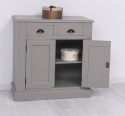 Bufet cu 2 usi, 2 sertare, BAS de la Rustic Butique PS70BAS - Culoare_P025++P030A - 2 STRATURI DE CULORI ANTICHIZAT