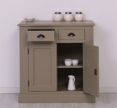 Bufet cu 2 usi, 2 sertare, BAS de la Rustic Butique PS70BAS - Culoare_P031 - VOPSIT