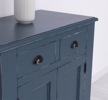 Bufet cu 2 usi, 2 sertare, BAS de la Rustic Butique PS70BAS - Culoare_P051A - VOPSIT ANTICHIZAT