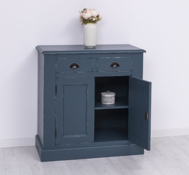 Bufet cu 2 usi, 2 sertare, BAS de la Rustic Butique PS70BAS - Culoare_P051A - VOPSIT ANTICHIZAT