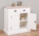 Bufet cu 2 usi, 2 sertare, BAS de la Rustic Butique PS70BAS - Culoare Top_P071 - Culoare Corp_P039 - DUBLU COLOR