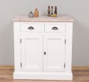 Bufet cu 2 usi, 2 sertare, BAS de la Rustic Butique PS70BAS - Culoare Top_P071 - Culoare Corp_P039 - DUBLU COLOR