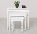 Set 3 mese cafea de la Rustic Butique PS80 - Culoare_P004 - VOPSIT