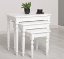 Set 3 mese cafea de la Rustic Butique PS80 - Culoare_P004 - VOPSIT