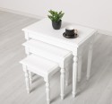 Set 3 mese cafea de la Rustic Butique PS80 - Culoare_P004 - VOPSIT