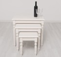 Set 3 mese cafea de la Rustic Butique PS80 - Culoare_P015 - VOPSIT