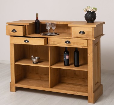 Mic mobilier cafenea 140 blat din pin - Culoare_P002 - CERUIT de la Rustic Butique OUTPS1003 - Culoare_P002 - CERUIT
