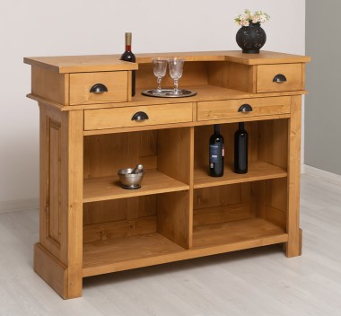Mic mobilier cafenea 140 blat din pin - Culoare_P002 - CERUIT de la Rustic Butique OUTPS1003 - Culoare_P002 - CERUIT
