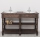 Dulap baie pentru lavoare cu picioare strunjite - lavoarele sunt incluse in pret - Culoare_P111 - LACUIT & VOPSIT de la Rustic Butique OUTPS657 - Culoare_P111 - LACUIT & VOPSIT