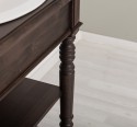 Dulap baie pentru lavoare cu picioare strunjite - lavoarele sunt incluse in pret - Culoare_P111 - LACUIT & VOPSIT de la Rustic Butique OUTPS657 - Culoare_P111 - LACUIT & VOPSIT