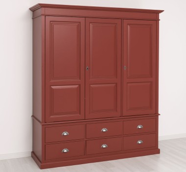 Dulap cu 3 usi si 6 sertare de la Rustic Butique PS363 - Culoare_P029 - VOPSIT