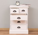 Noptiera cu 5 sertare de la Rustic Butique PS122 - Culoare_P015 - VOPSIT