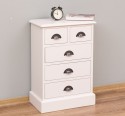 Noptiera cu 5 sertare de la Rustic Butique PS122 - Culoare_P015 - VOPSIT