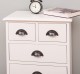 Noptiera cu 5 sertare de la Rustic Butique PS122 - Culoare_P015 - VOPSIT