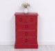 Noptiera cu 5 sertare de la Rustic Butique PS122 - Culoare_P047A - VOPSIT ANTICHIZAT
