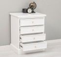 Noptiera cu 5 sertare cu sine cu dimensiuni 60x45x74 - Culoare_P004 - VOPSIT de la Rustic Butique OUTPS21268 - Culoare_P004 - VOPSIT
