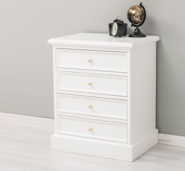 Noptiera cu 5 sertare cu sine cu dimensiuni 60x45x74 - Culoare_P004 - VOPSIT de la Rustic Butique OUTPS21268 - Culoare_P004 - VOPSIT