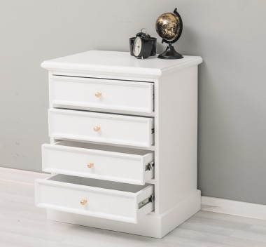 Noptiera cu 5 sertare cu sine cu dimensiuni 60x45x74 - Culoare_P004 - VOPSIT de la Rustic Butique OUTPS21268 - Culoare_P004 - VOPSIT
