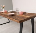 Masa cu picioare metal cu dim. 210x90x5,5 cu picioare metalice - Culoare_P064 - PERIAT ADANC de la Rustic Butique OUT21373 - Culoare_P064 - PERIAT ADANC