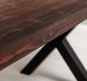 Masa cu picioare metal cu dim. 210x90x5,5 cu picioare metalice - Culoare_P083 - PERIAT ADANC de la Rustic Butique OUT21373 - Culoare_P083 - PERIAT ADANC