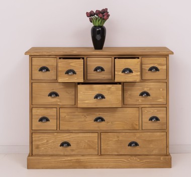 Comoda cu 13 sertare de la Rustic Butique PS103 - Culoare_P002 - CERUIT