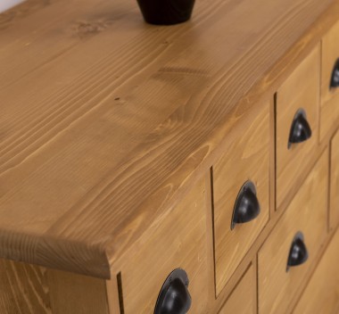 Comoda cu 13 sertare de la Rustic Butique PS103 - Culoare_P002 - CERUIT