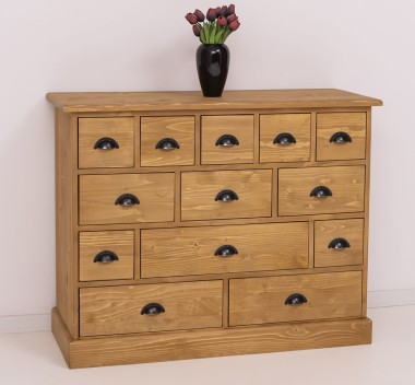 Comoda cu 13 sertare de la Rustic Butique PS103 - Culoare_P002 - CERUIT