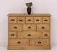 Comoda cu 13 sertare de la Rustic Butique PS103 - Culoare_P002 - CERUIT