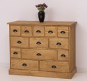 Comoda cu 13 sertare de la Rustic Butique PS103 - Culoare_P002 - CERUIT