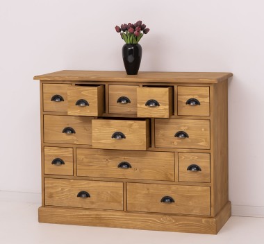 Comoda cu 13 sertare de la Rustic Butique PS103 - Culoare_P002 - CERUIT