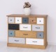 Comoda cu 13 sertare de la Rustic Butique PS103 - Culoare Top_P001 - Culoare Corp_P002 - Culoare Multicolor - MULTICOLOR
