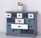 Comoda cu 13 sertare de la Rustic Butique PS103 - Culoare Corp_P042 - Culoare Multicolor - MULTICOLOR