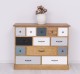 Comoda cu 13 sertare de la Rustic Butique PS103 - Culoare Top_P001 - Culoare Corp_P002 - Culoare Multicolor - MULTICOLOR