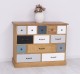 Comoda cu 13 sertare de la Rustic Butique PS103 - Culoare Top_P001 - Culoare Corp_P002 - Culoare Multicolor - MULTICOLOR