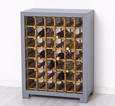 Suport pentru 42 sticle de vin - Culoare Ext._P042 / Culoare Int._P002 - DUBLU COLOR de la Rustic Butique OUTPS735 - Culoare Ext._P042 / Culoare Int._P002 - DUBLU COLOR